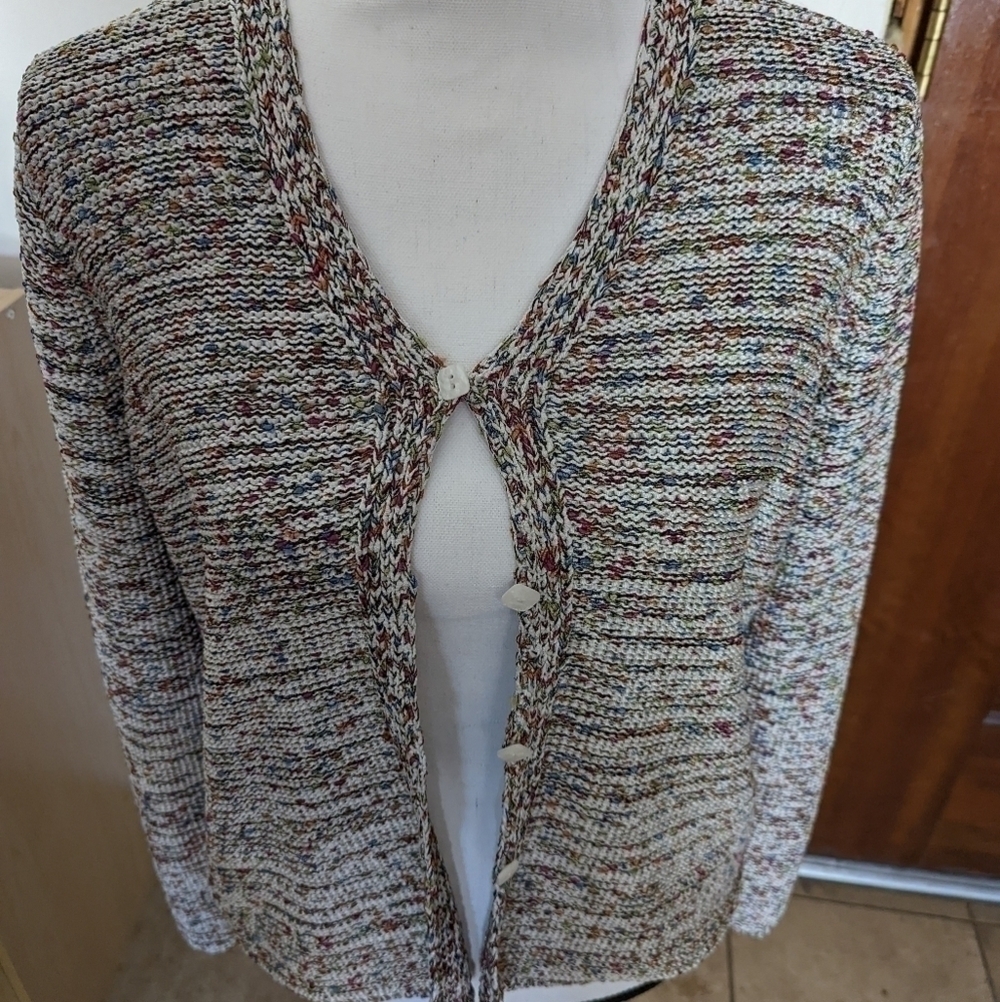 Button up knit sweater